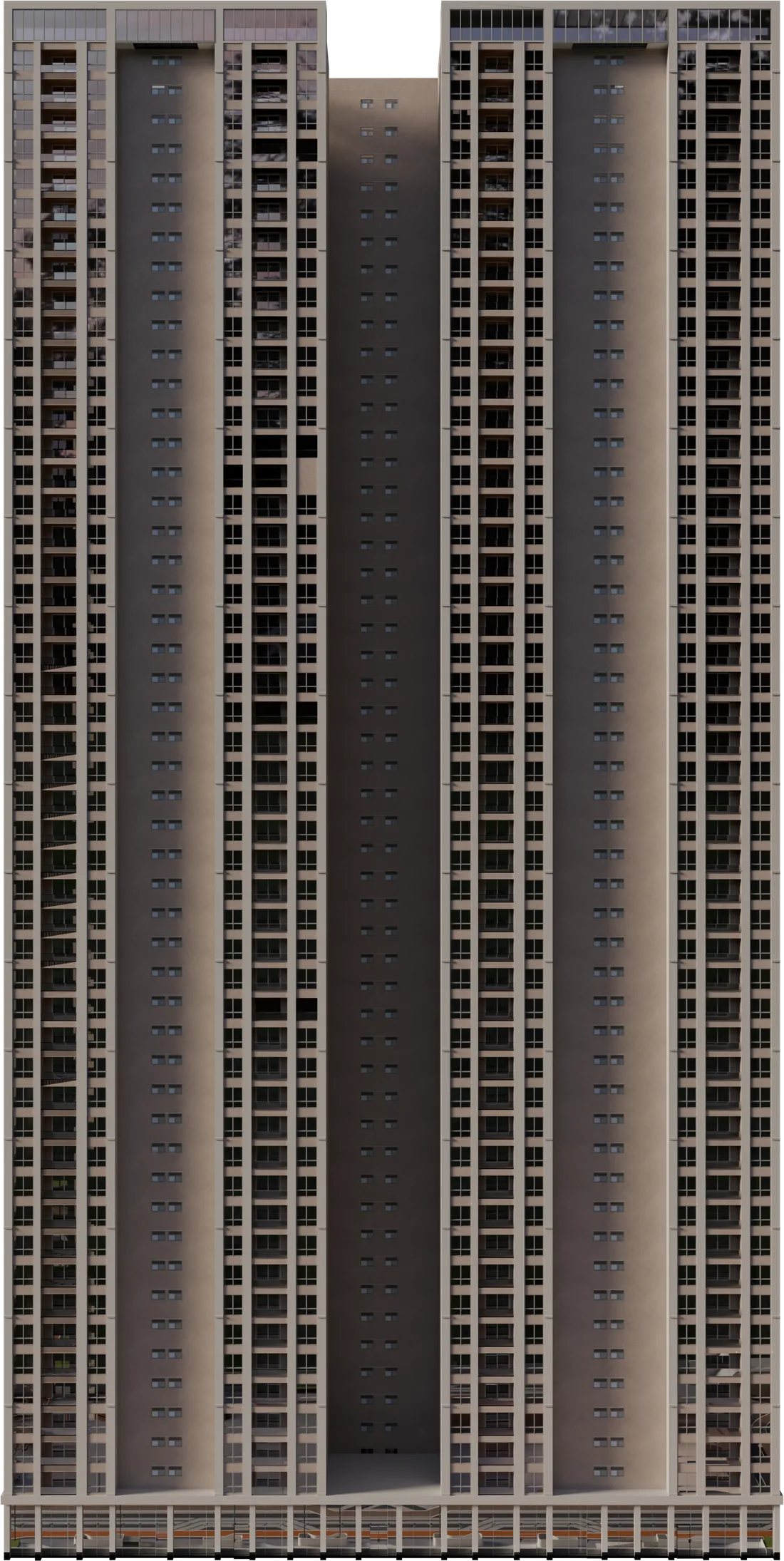 ASBL Legacy, Tower B elevation